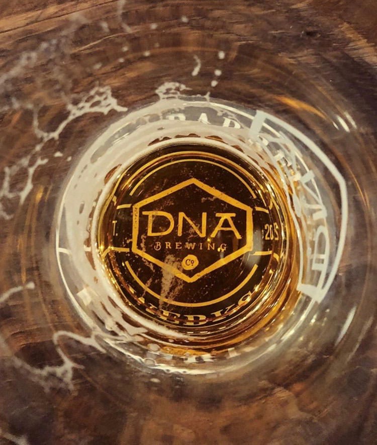23.DNA bottom of glass